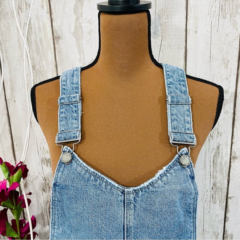 Paige - NWT Overall Denim Mini Dress - Picture 4 of 13